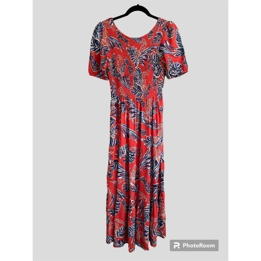 SINCERELY Jules Smocked Tiered Maxi